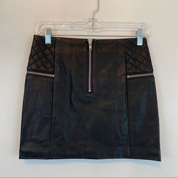 SAM EDELMAN leather mini skirt - Picture 5 of 5
